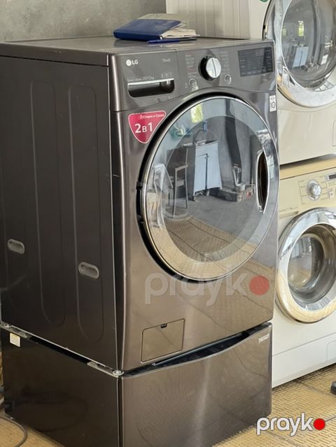 LG TwinWash quraşdırılan önyükləmə paltaryuyan + quruducu kombi — Gəncə