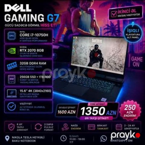 Dell Gaming G7 — Bakı