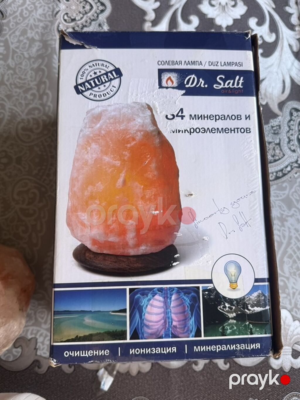 Dr. Salt duz lampası - Brend/model: Dr. Salt (air&light), DS-01 — Döşəmə və stol lambaları, Bakı (3)