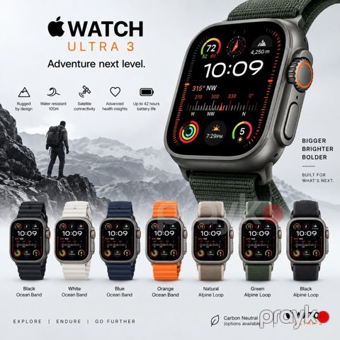 Apple Watch Ultra 3 Natural — Bakı