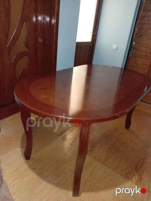 Qonaq otağı üçün, İşlənmiş, Açılan, Oval masa, 6 stul — Bakı