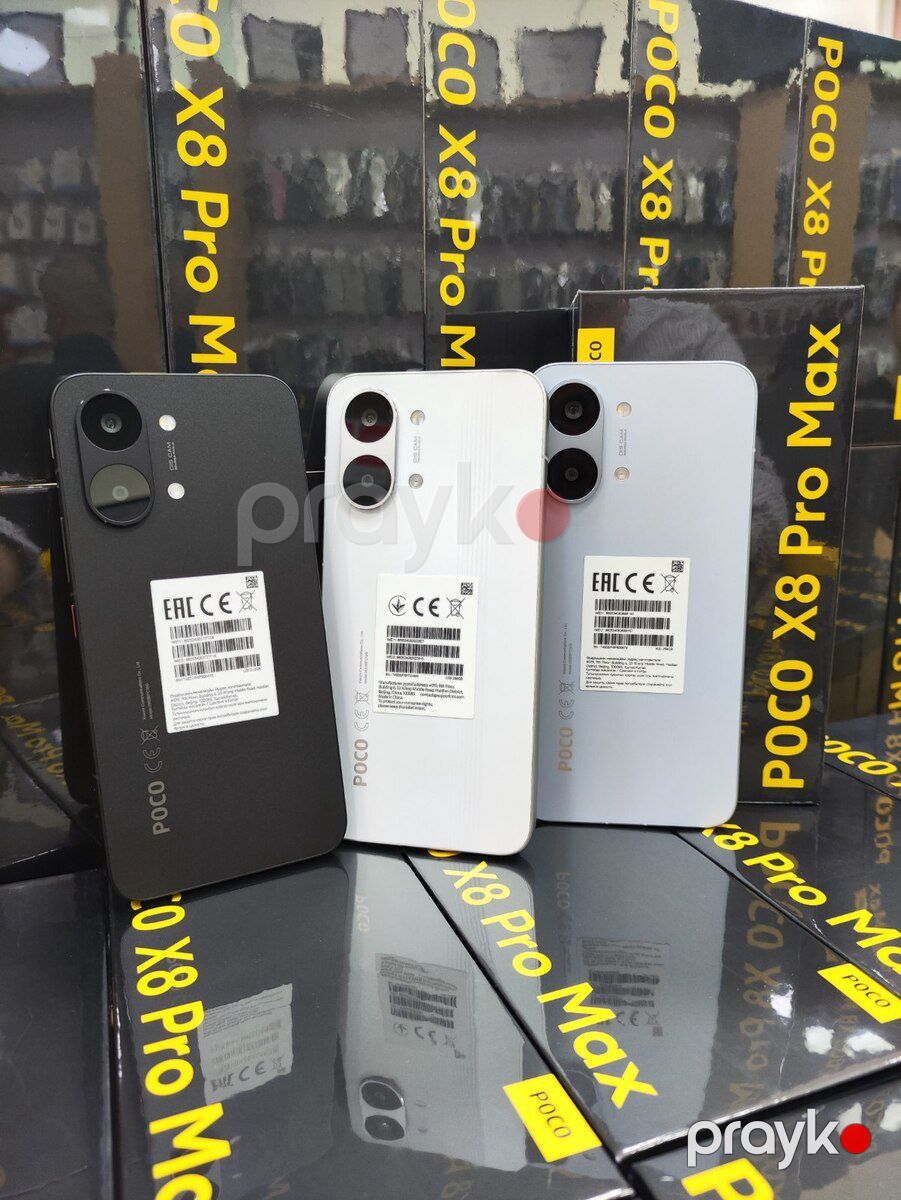 Xiaomi Poco X8 Pro Max Black 512GB/12GB — Smartfonlar, Bakı (2)