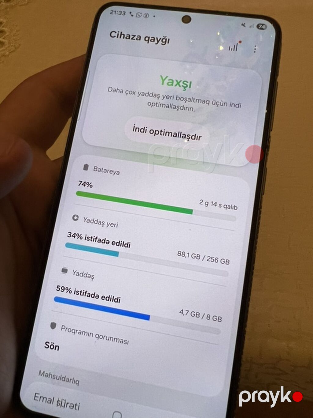 Samsung Galaxy S21, 256 GB, rəng - Qara, Barmaq izi — Samsung, Bakı (6)
