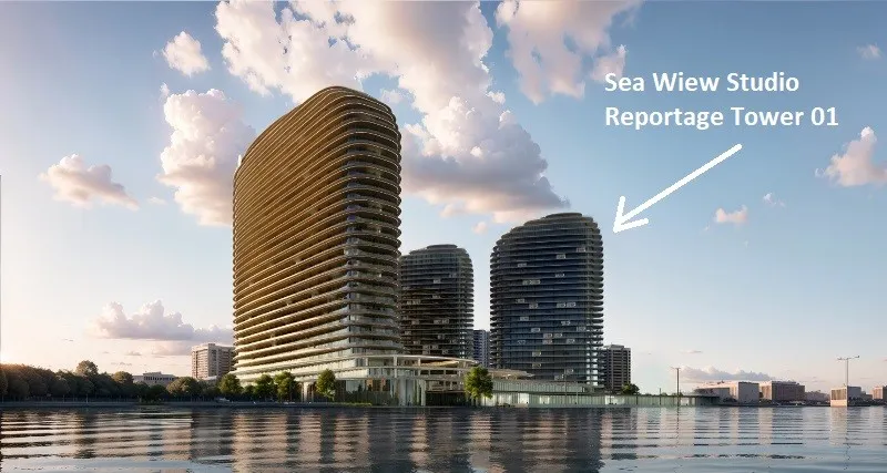 Sea Breeze, 1 otaqlı Yeni tikili satılır - 30 m², 26/28 mərtəbə — Mənzil, Bakı (9)