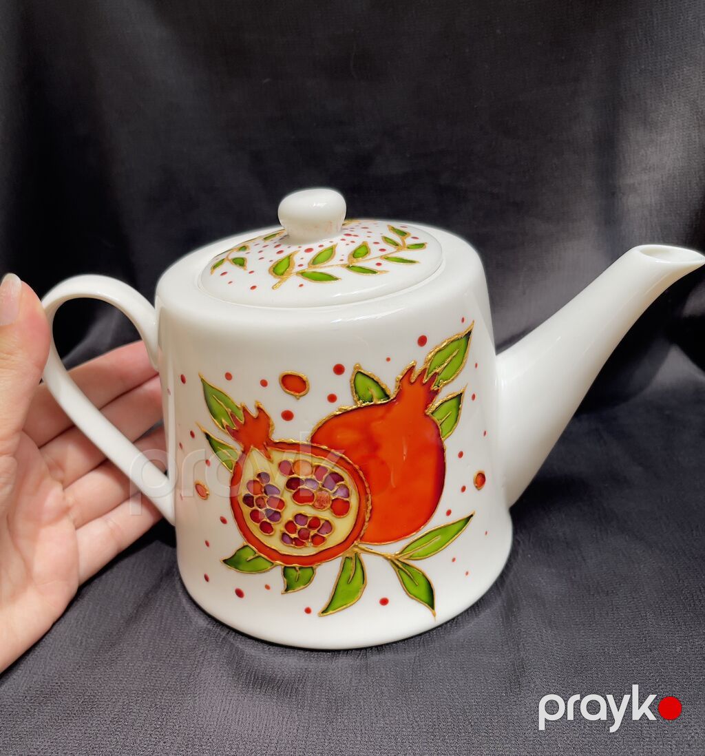 Yeni, rəng - Ağ, Dəm caydanı — Çaynikler və qəhvə qabları, Bakı (2)