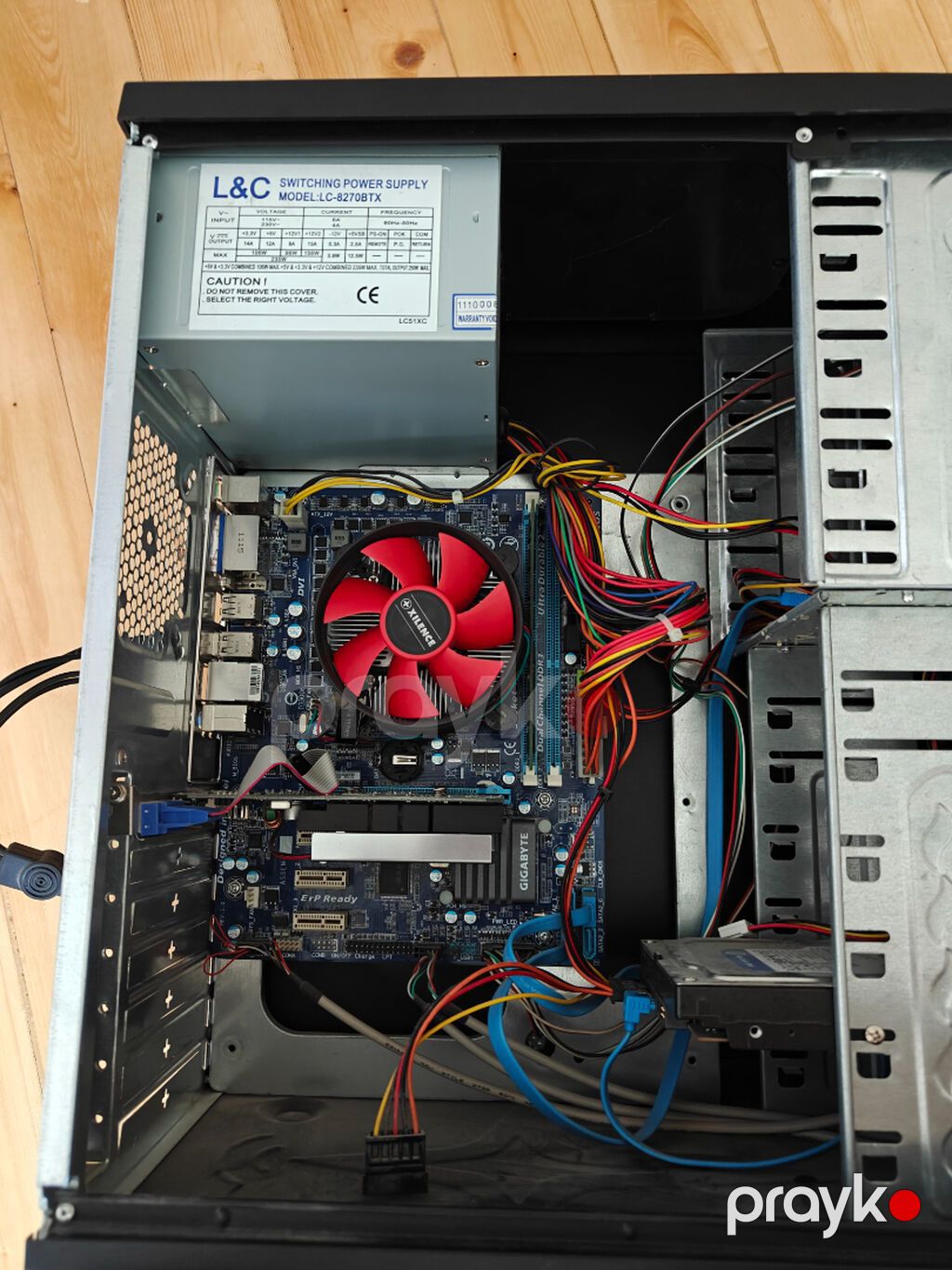 Core i3 2100 GeForce GT 430 4 RAM DDR3 + Beko M9WGL5 monitor + A4Tech — Masaüstü kompüterlər, Bakı (4)