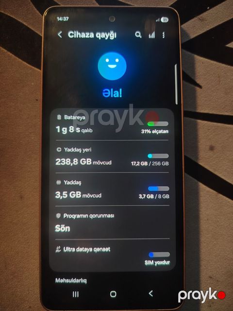 Samsung Galaxy A53 5G Peach 256GB/8GB — Bakı