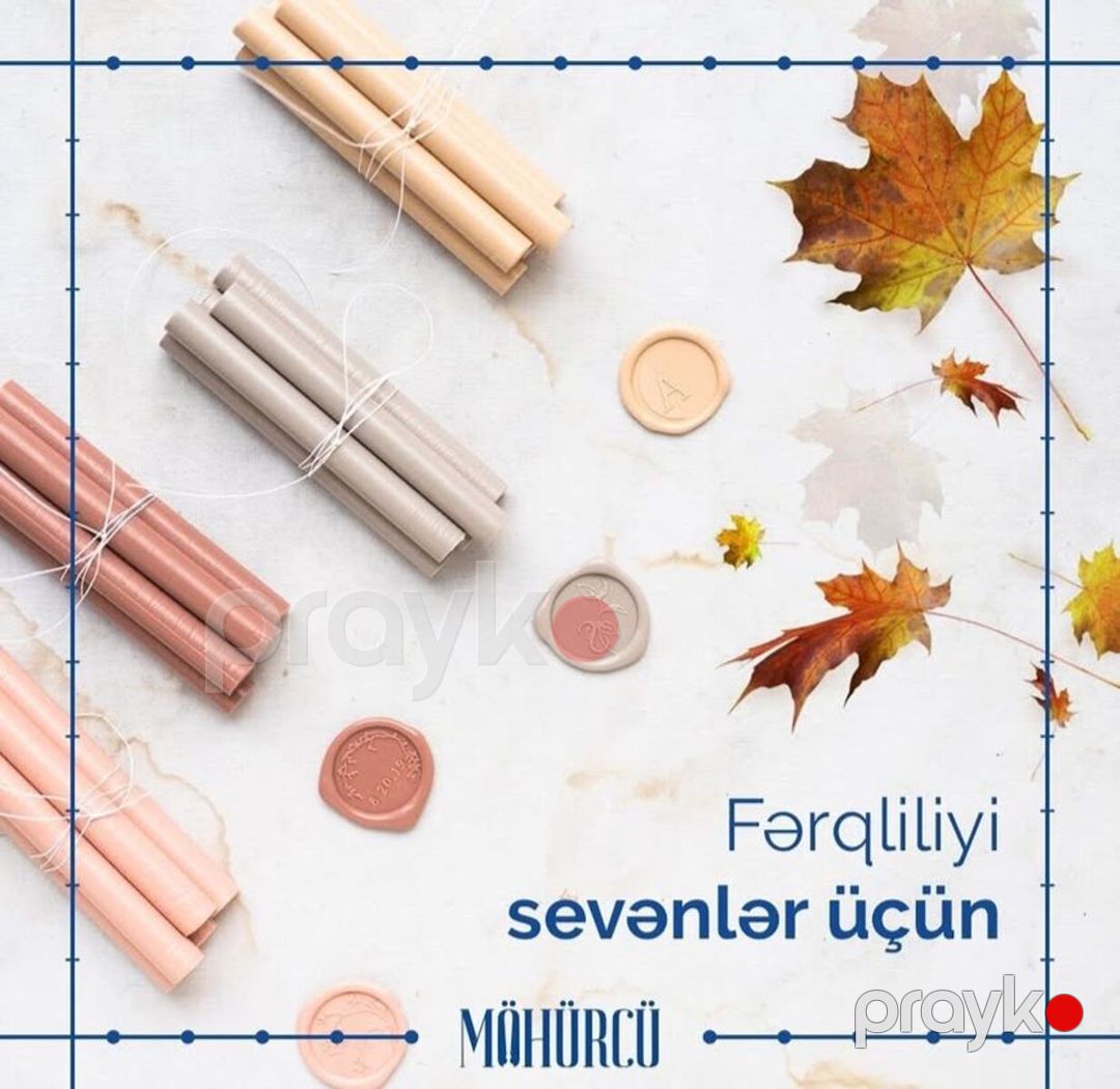 Möhür üçün surquç şamları — Biznes və avadanlıq, Bakı