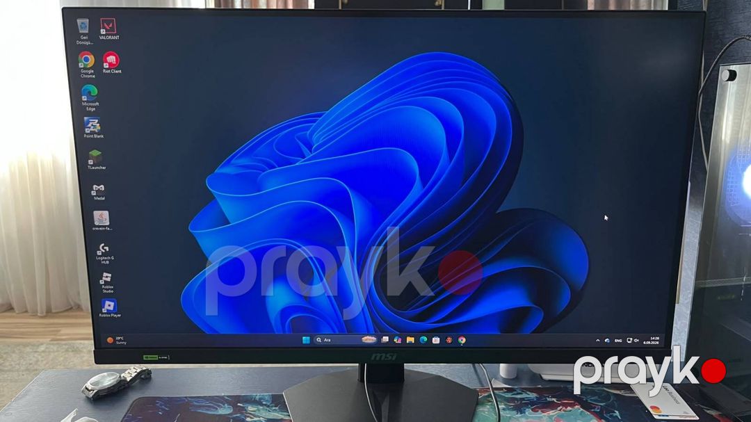PC Gigabyte G27F, Logitech G203 Lıghtsync, HyperX Cloud II+Razer Ornata V3 X — Masaüstü kompüterlər, Bakı (11)