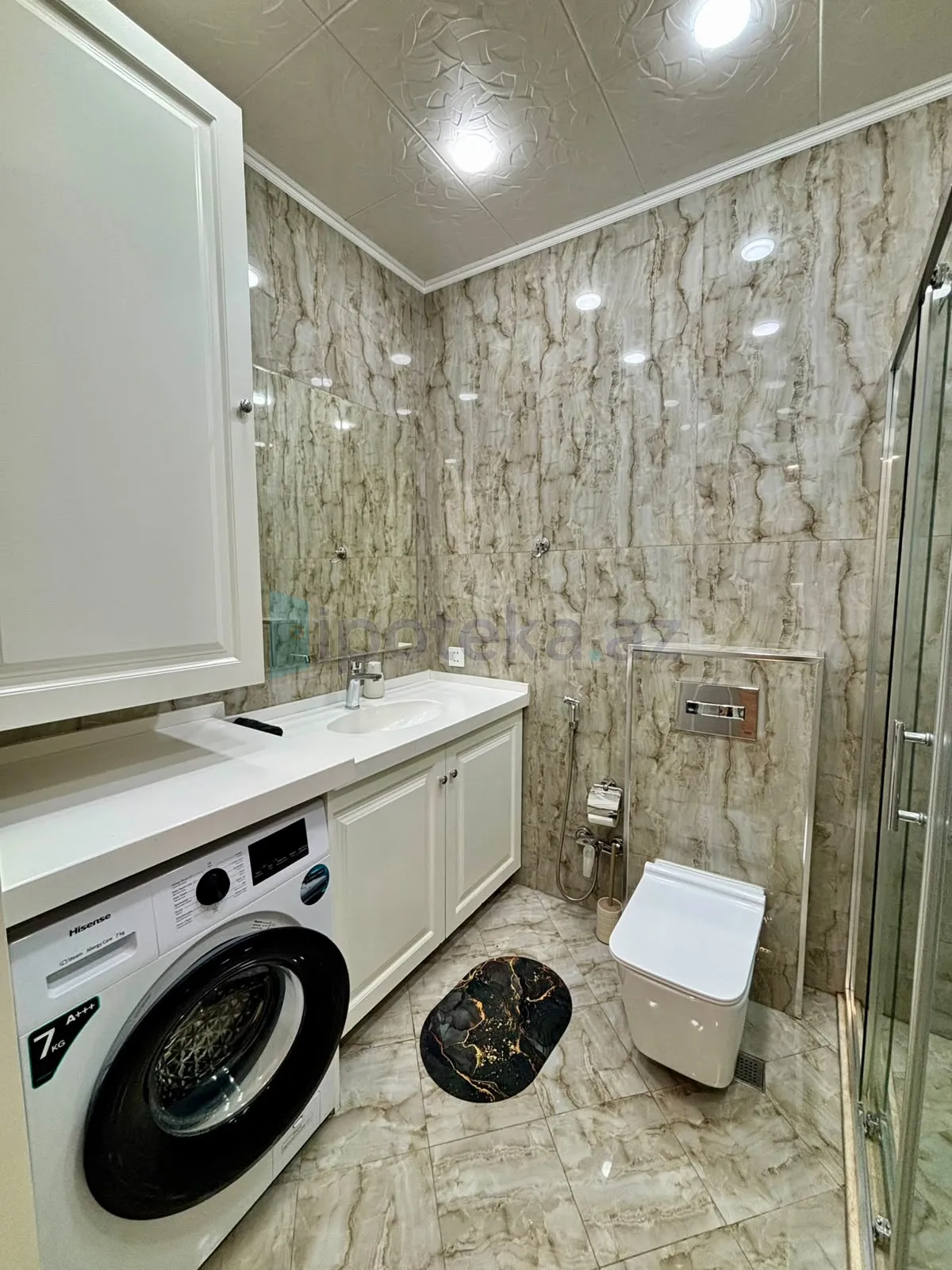Satılır: 3 Otaq, Yeni tikili, Xətai r., Ağ Şəhər q., 110.00 m² — Mənzil (9)