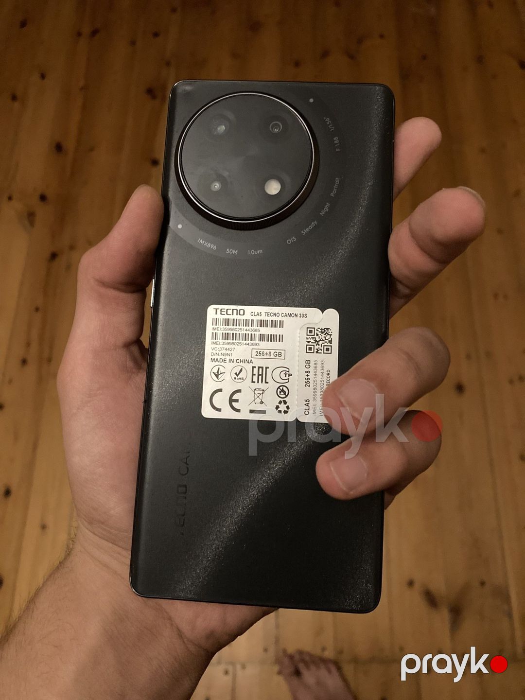 Tecno Camon 30S Celestial Black 256GB/8GB — Smartfonlar, Gəncə (2)