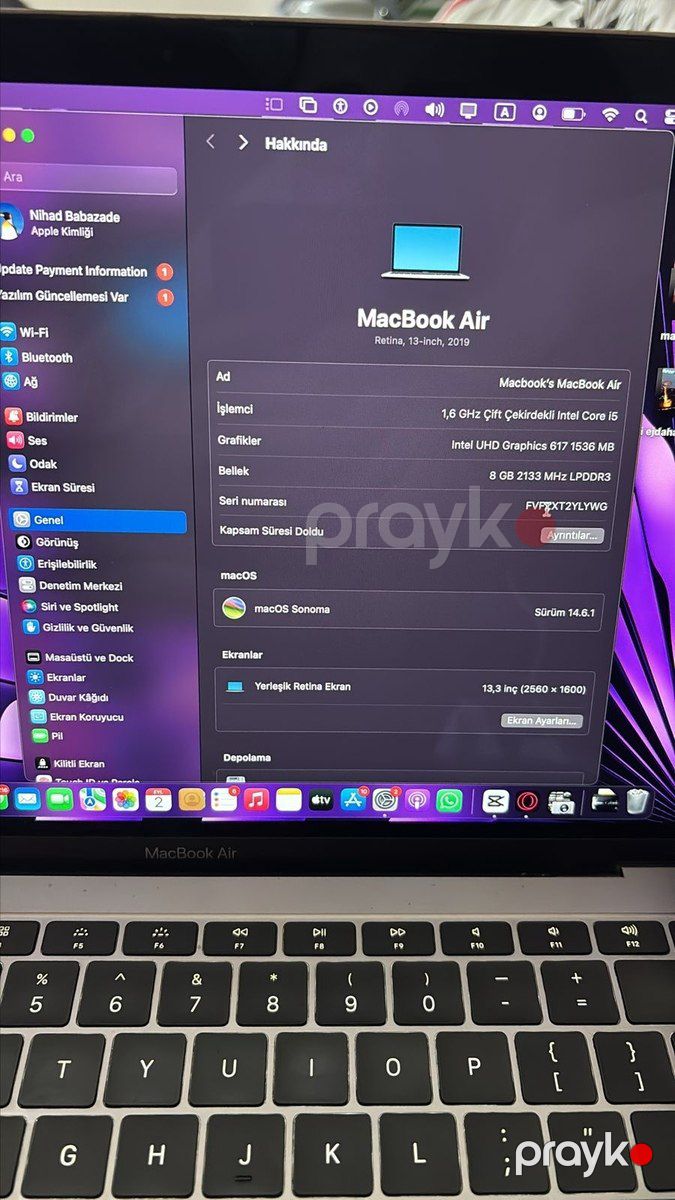 Apple Macbook Air 13 — Noutbuklar, Bakı (2)