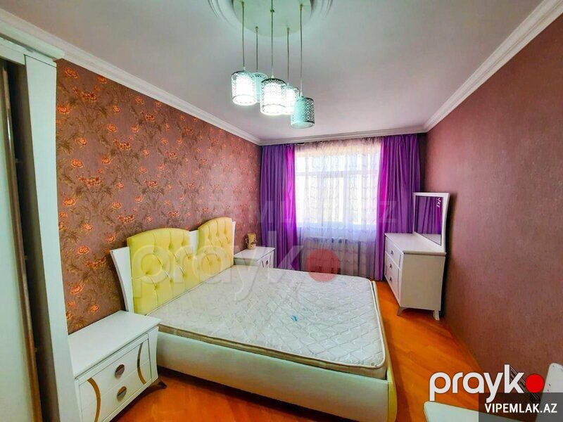 Nərimanov rayonunda 3 otaqlı Yeni tikili Kirayə verilir, 130 m² — Mənzil, Bakı (3)
