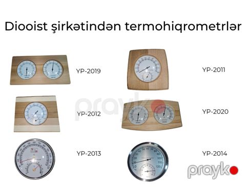 Sauna Termoqiqrometrləri Diooist — Bakı