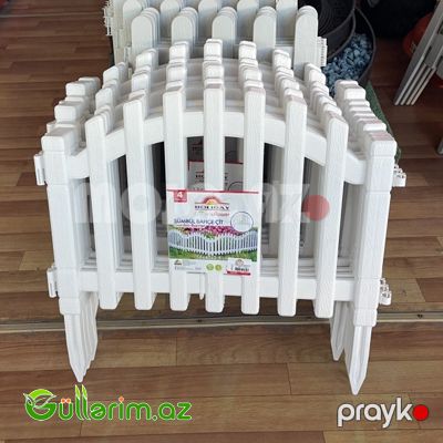 Ağ Plastik Bağ Çəpəri