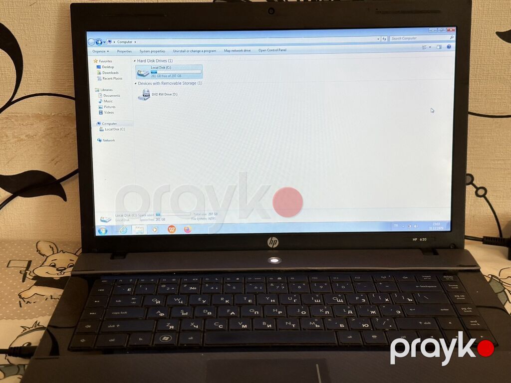 HP 620 noutbuk + adapter və USB simli mouse dəsti Yenisi alındığı üçün — HP, Bakı (7)