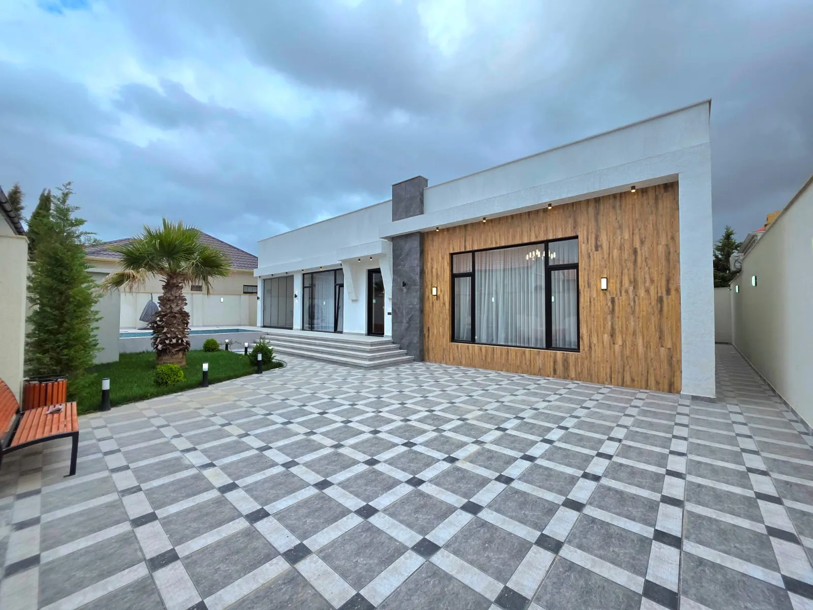 Mərdəkan, 4 otaqlı Həyət evi satılır - 177 m², 1 mərtəbə, 4.5 sot — Ev, villa, Bakı (5)