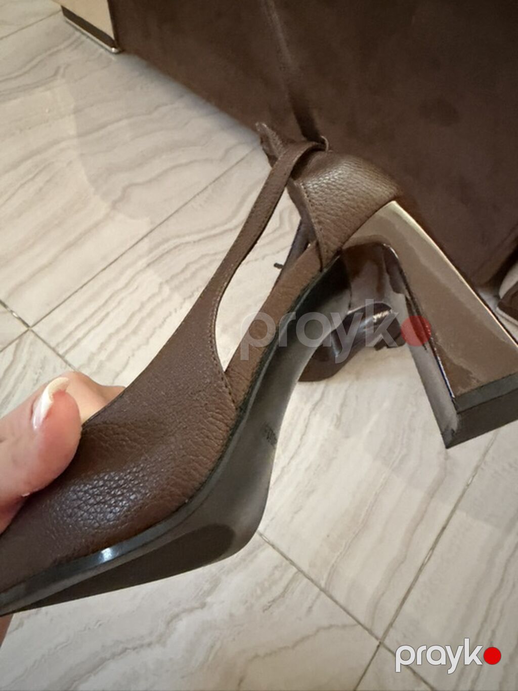 Tuflilər, Ölçü: 39, rəng - Qəhvəyi, Yeni — Tufl, Masazır (4)