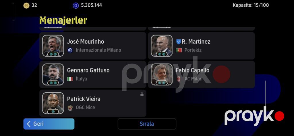EFootball hesabı – güclü komanda və nadir menecerlər - Oyun — Digər, Astara (5)