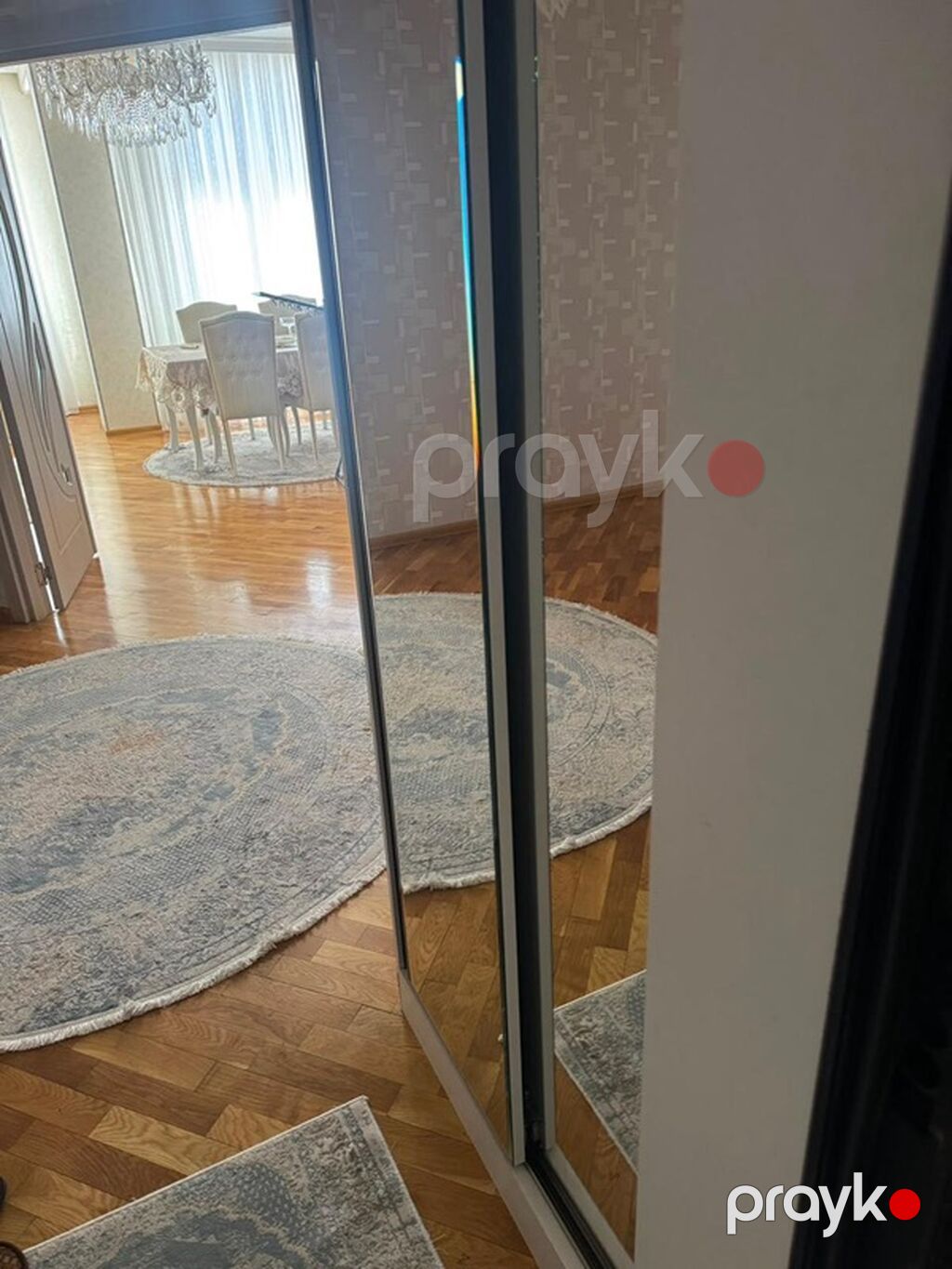 Giriş dolabı – sürgülü güzgülü model - Rəng: ağ korpus, tünd — Xol üçün, Bakı (3)