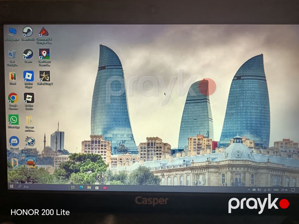 Casper noutbuk İçərisinde Office proqramlarida yazılıb, donması var — Digər notbuklar, Bərdə (4)