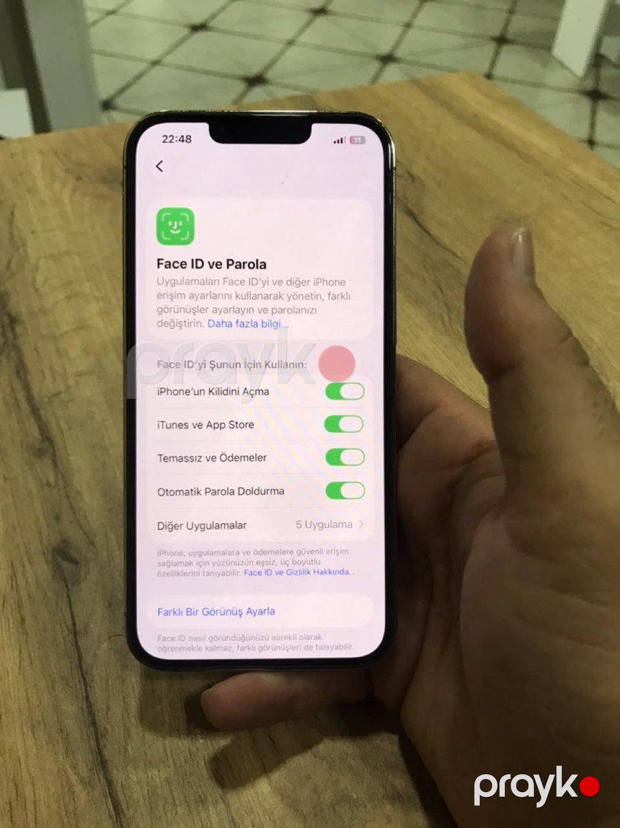 Apple iPhone 13 Pro Gold 128GB/6GB — Smartfonlar, Bakı (8)