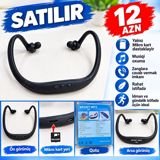 Sport MP3/FM boyun arxası qulaqlıq - Yalnız microSD kart vasitəsilə — telefon aksesuar