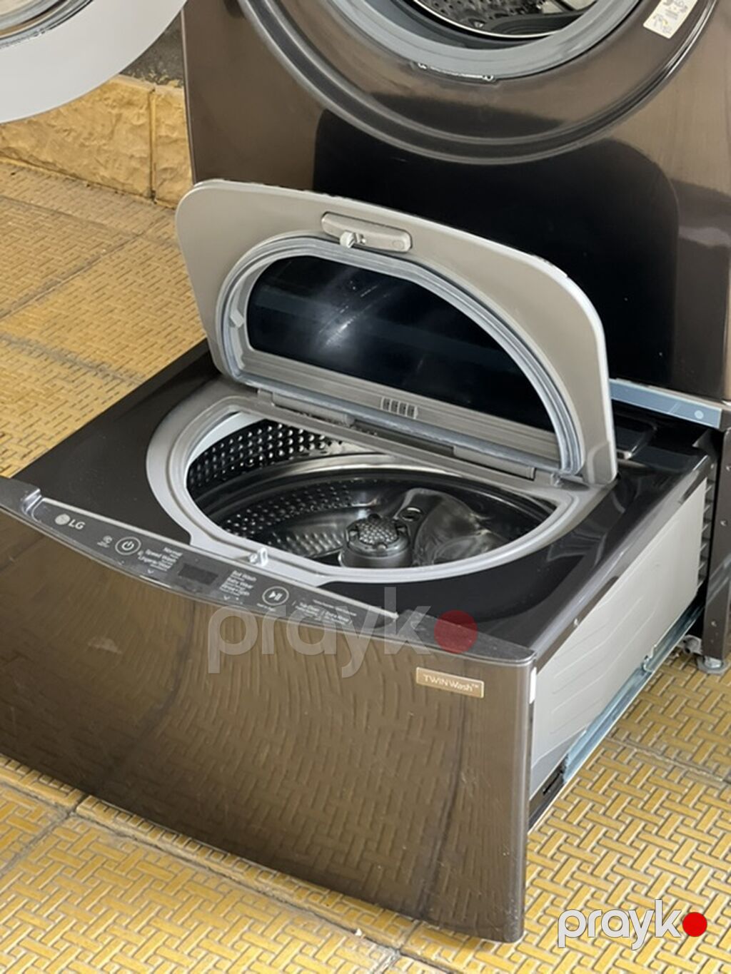 LG TwinWash quraşdırılan önyükləmə paltaryuyan + quruducu kombi — Çamaşır maşınları, Gəncə (3)