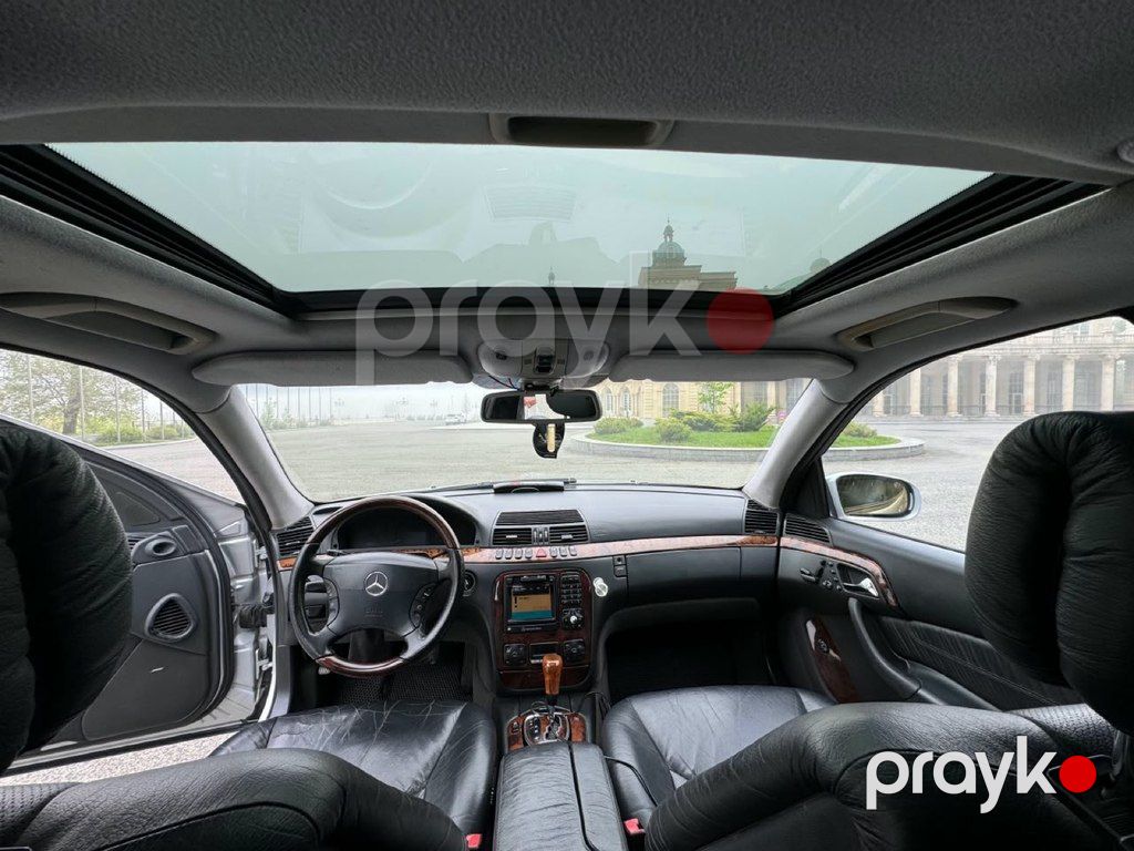 Mercedes S 320, 3.2 L, 2001 il, 300 000 km — Avtomobillər, Qəbələ (12)