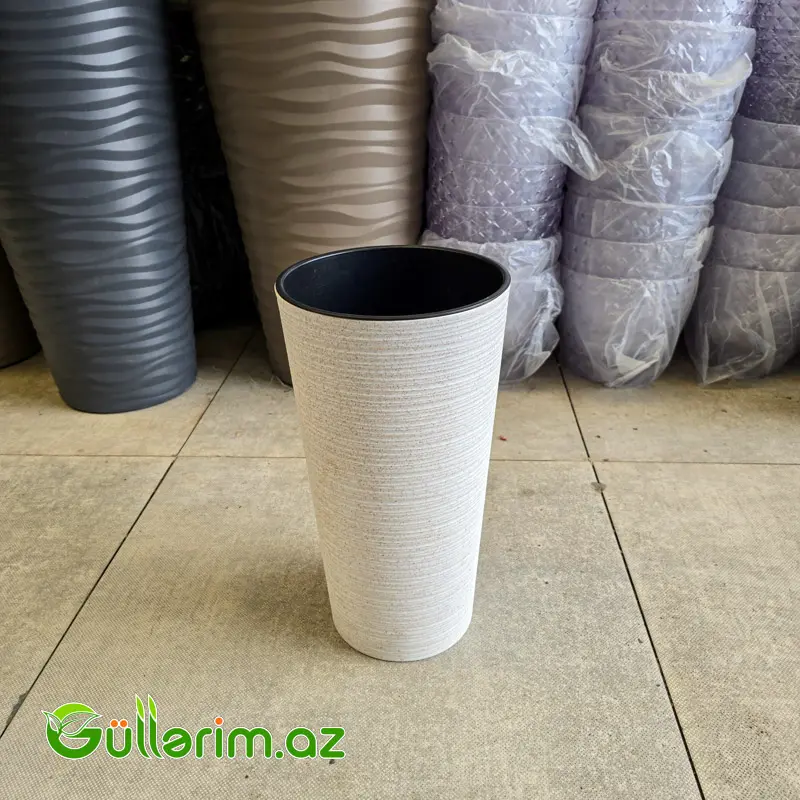 Plastik Dibçək 026 — Bağ dekorasiyası, Bakı (3)