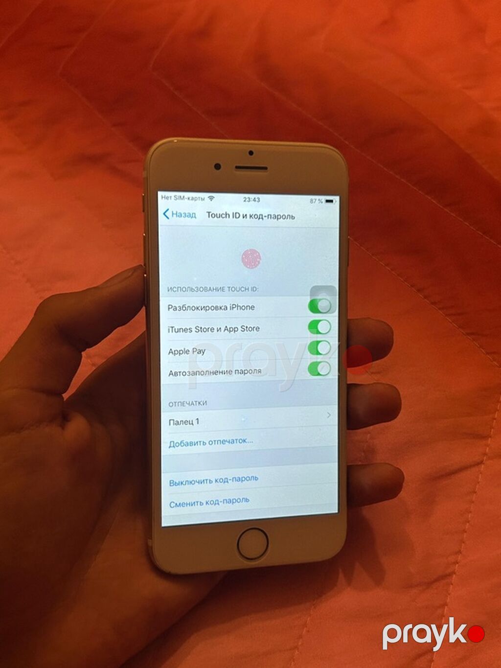 IPhone 6, 16 GB, Gümüşü, Barmaq izi — Apple iPhone, Bakı (4)