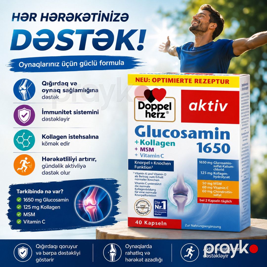 Doppelherz Glucosamine 1650 — Gözəllik və səhiyyə, Bakı (2)