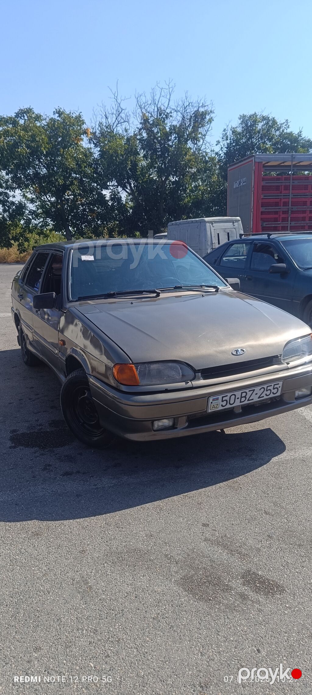 Avtomobil: Lada Samara sedan (2115) Buraxılış ili: 2002 (arxa şüşədə — Avtomobillər, Bakı (2)