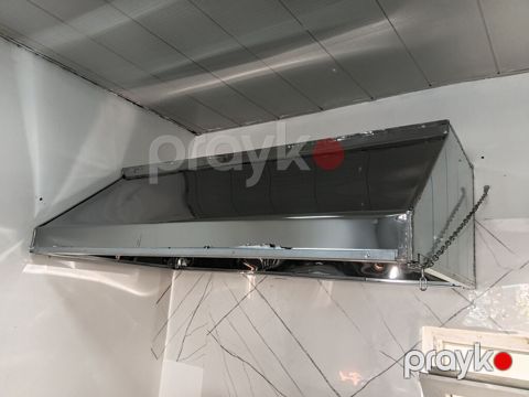 Paslanmayan poladdan hazırlanmış peşəkar mətbəx havalandırma — Saray