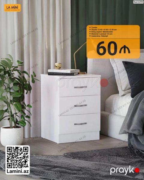 Tumba – LA Mını - Ölçülər: D 40 H 60 E 40 sm - Material — Bakı