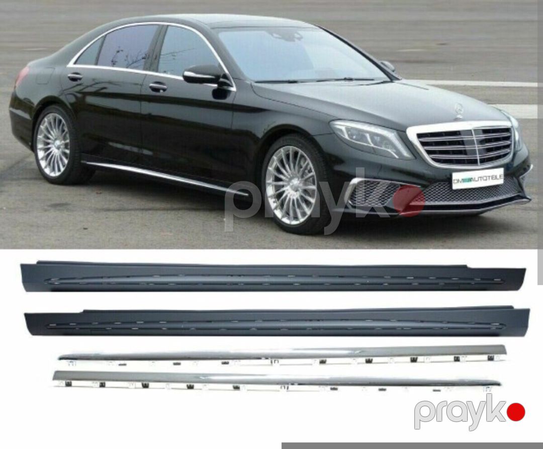 Mercedes W222 yan ayaqaltı spoyleri 6.3 Amg 2226981854 — Ehtiyat hissələri və aksesuarlar, Bakı (2)
