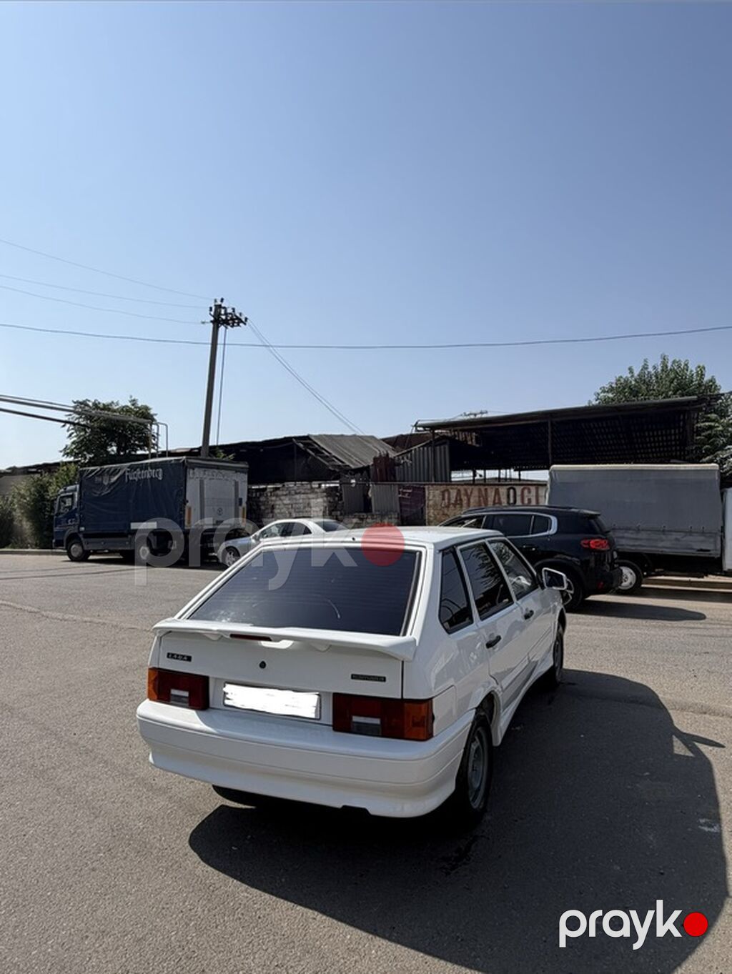 Lada Samara 5 qapılı hetçbek, ağ rəng. - Kuzov: aerodinamik gövdə kiti — Avtomobillər, Gəncə (3)