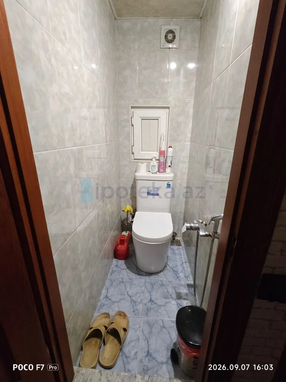 Satılır: 3 Otaq, Köhnə tikili, Binəqədi r., 7-ci mkr q., 82.00 m² — Mənzil, Bakı (6)