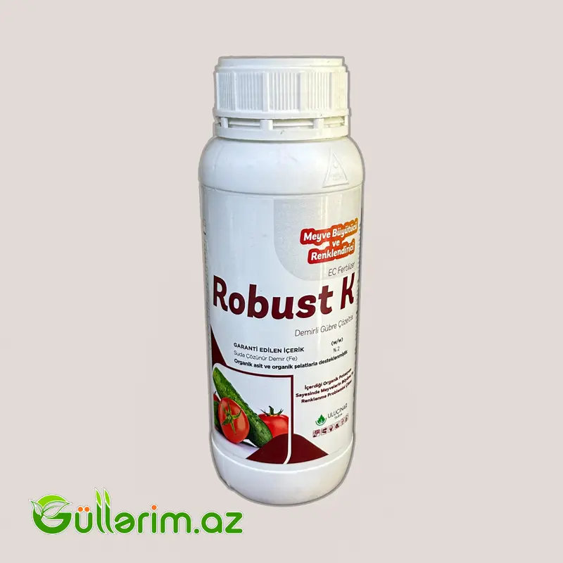 Robust K – Meyvə Böyüdücü və Rəngləndirici Maye Gübrə — Bakı
