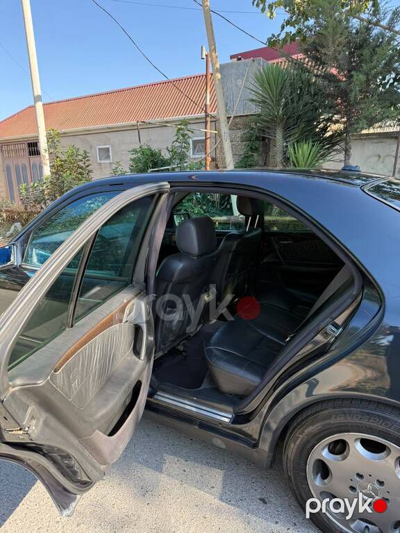 Mercedes E 320, 3.2 L, 1999 il, 495 000 km — Avtomobillər, Bakı (4)