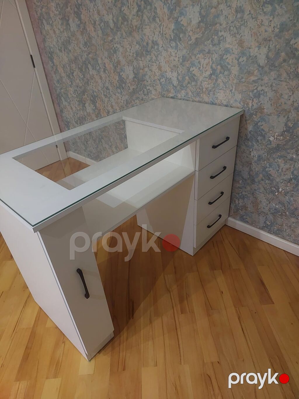 Düz masa, Siyirməli, Polkalı, Şüşə, Kredit yoxdur — Salon mebeli, Bakı (2)