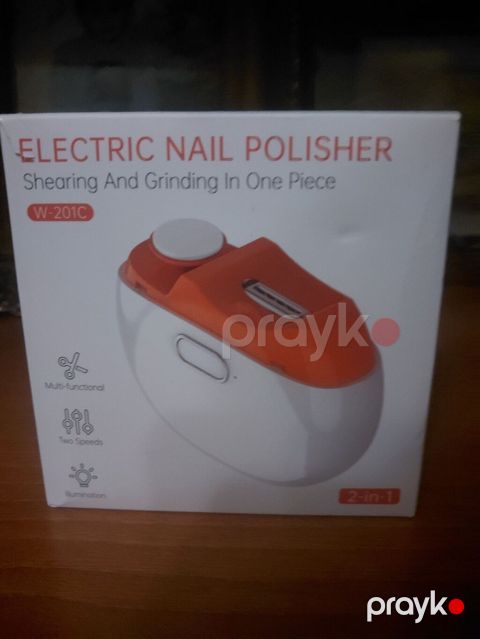Elektrik Dırnaq Cihazı W-201C – 2‑də‑1 dırnaq kəsici və cilalayıcı — Bakı
