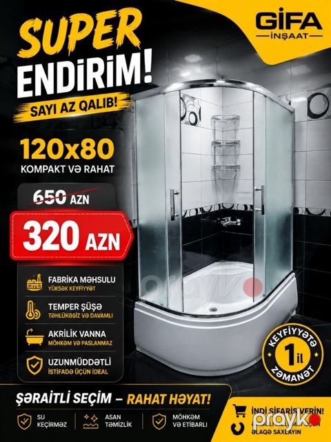 Duş kabinası — Bakı