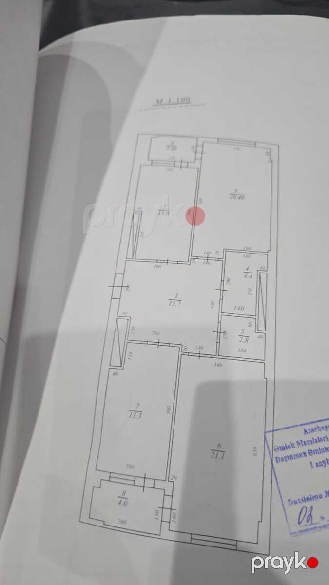 Satılır 3 otaqlı yeni tikili 110 m² — Mənzil, Bakı (2)