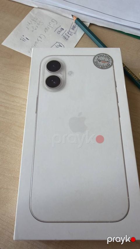 Apple iPhone 16 White 128GB/8GB — Sumqayıt