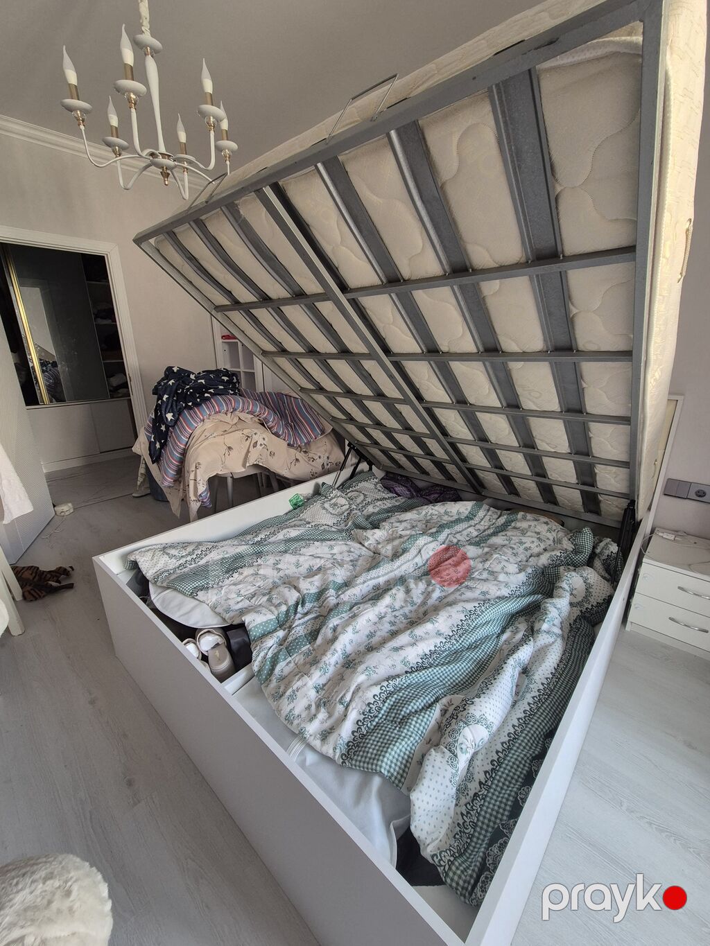 Çarpayı + döşək dəsti - Ölçü: təxmini 160x200 sm (king-size formatına — Yataqlar, Bakı (5)