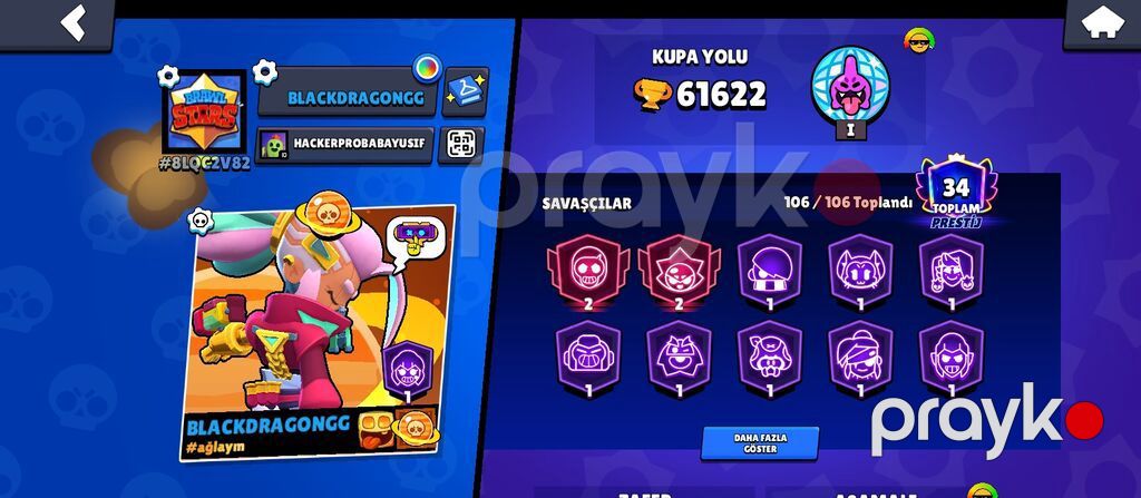 Hələdə kasılır Brawl Stars oyun hesabı – Blackdragongg hesab 2021 — Oyun konsolları, Mehdiabad (2)