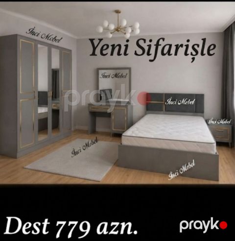 Yataq otağı mebel dəsti – “İnci Mebel” Yeni sifarişlə Komplektə — Bakı