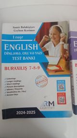 İngilis dili Testlər 9-cu sinif, RM, 1-ci hissə, 2024 il — Elmar