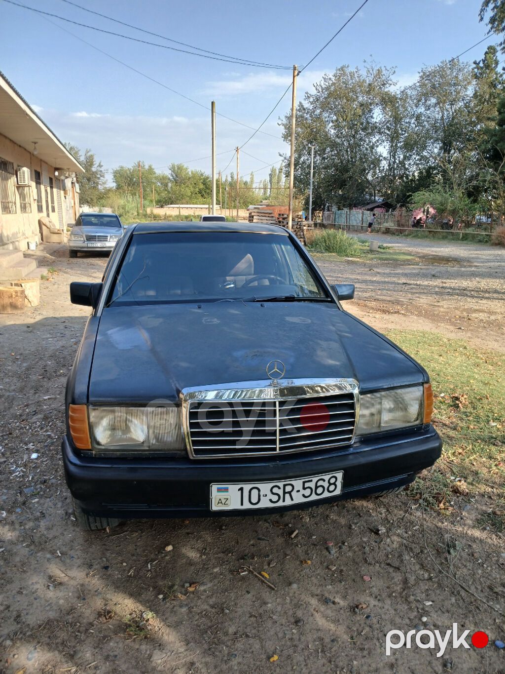 Mercedes-Benz 190 (W201) sedan - Göy rəngli kuzov, 4 qapı - Avtomatik — Avtomobillər, İmişli (3)